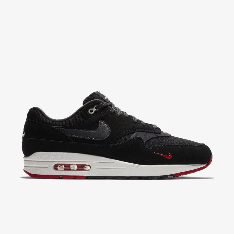 Nike Air Max 1 Premium Mini Swoosh Oil Grey 875844 007 Grailify